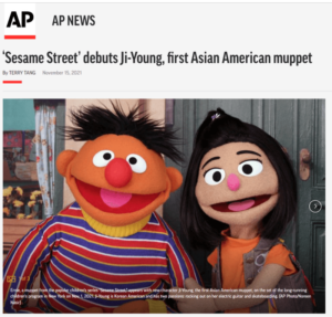Ji-Young First Korean Sesame Street Muppet